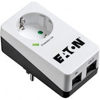 Сетевой фильтр EATON PB1D Protection Box 1 DIN (1 розетка) белый/черный (коробка)